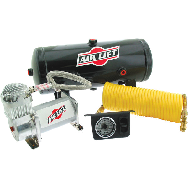 Air Lift Air Lift QuickShot Analog On-Board Air Compressor Kit - Single Path 25690